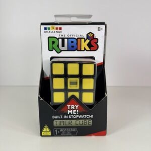 Official Rubik's Timer Cube With Built In Stopwatch NIB Rubik's Cube Toy